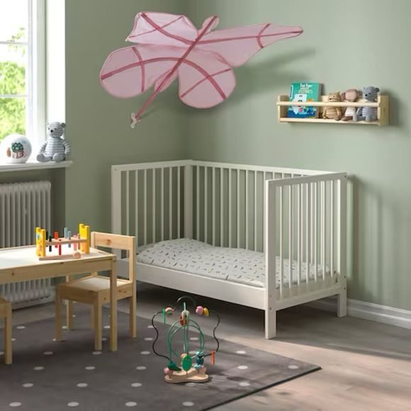 IKEA SNÖFINK SNOFINK Bed Canopy, Butterfly/Pink (105.481.84) NEW - Picture 4 of 6